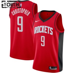 Dres Houston Rockets Josh Christopher 9 Nike 2022-23 Icon Edition Crvena Swingman - Dječji